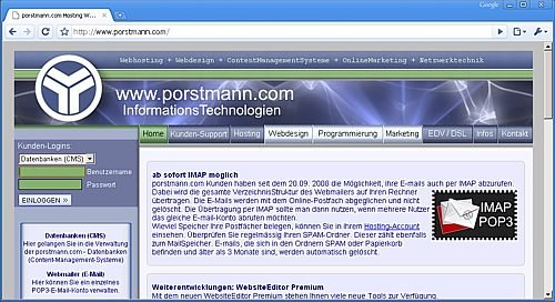 googles neuer Browser Chrome