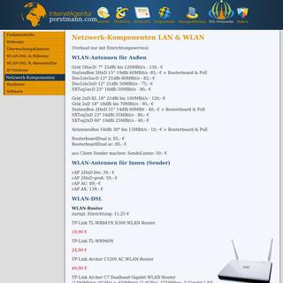 Netzwerk Komponenten LAN & WLAN