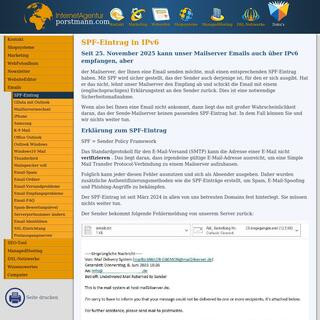 SPF-Eintrag