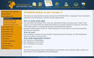 neuer WYSIWIG-Editor