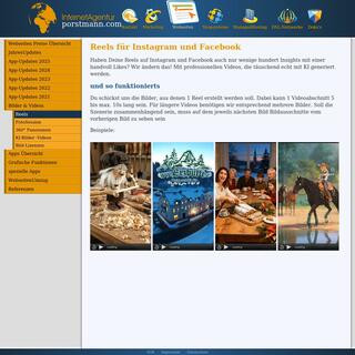 Reels für Instagram und Facebook