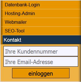 Kontakt Login für unsere Kunden