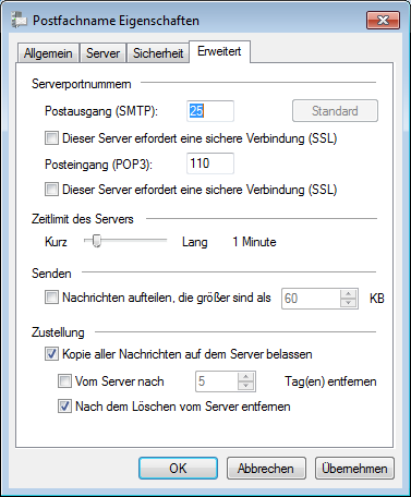 WindowsLiveMail Eigenschaften Bild 7