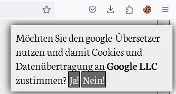 partielle Cookie-Zustimmung