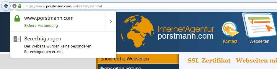 SSL-Zertifikat https